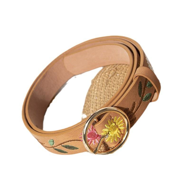 Embroidered High-end Women's Belt, Belt for Women