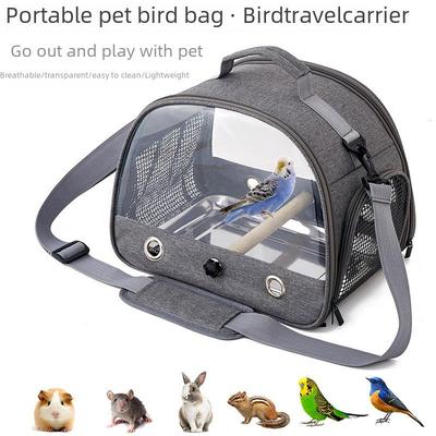Portable Oxford Cloth Bird Travel Bag for Small Pets - Ideal for Parrots, Pigeons, and Sun Birds