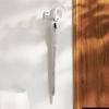 3pcs Wall Mount Mop Holder Self-Adhesive Hanger Storage Hook Utility Mop Clip  Home Organization