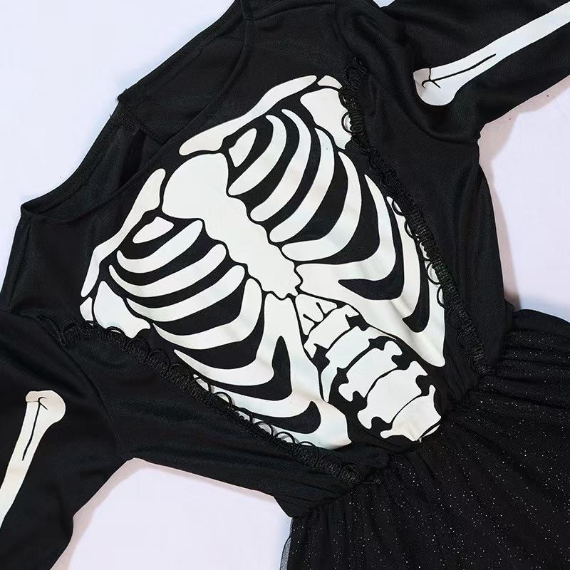New halloween cosplay sickle dark messenger ghost costume children cos reaper luminous dress up costume