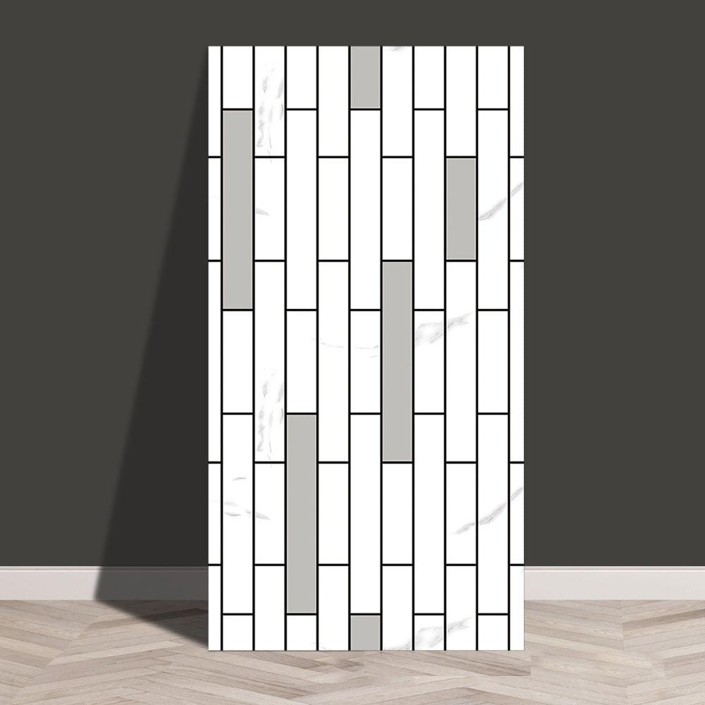 3D selbstklebende Wandpaneele - 60x30cm Geometrische PVC-Tapete, Strukturierte Wandaufkleber für Wohnzimmer Schlafzimmer, Wasserdichte Wanddekoration