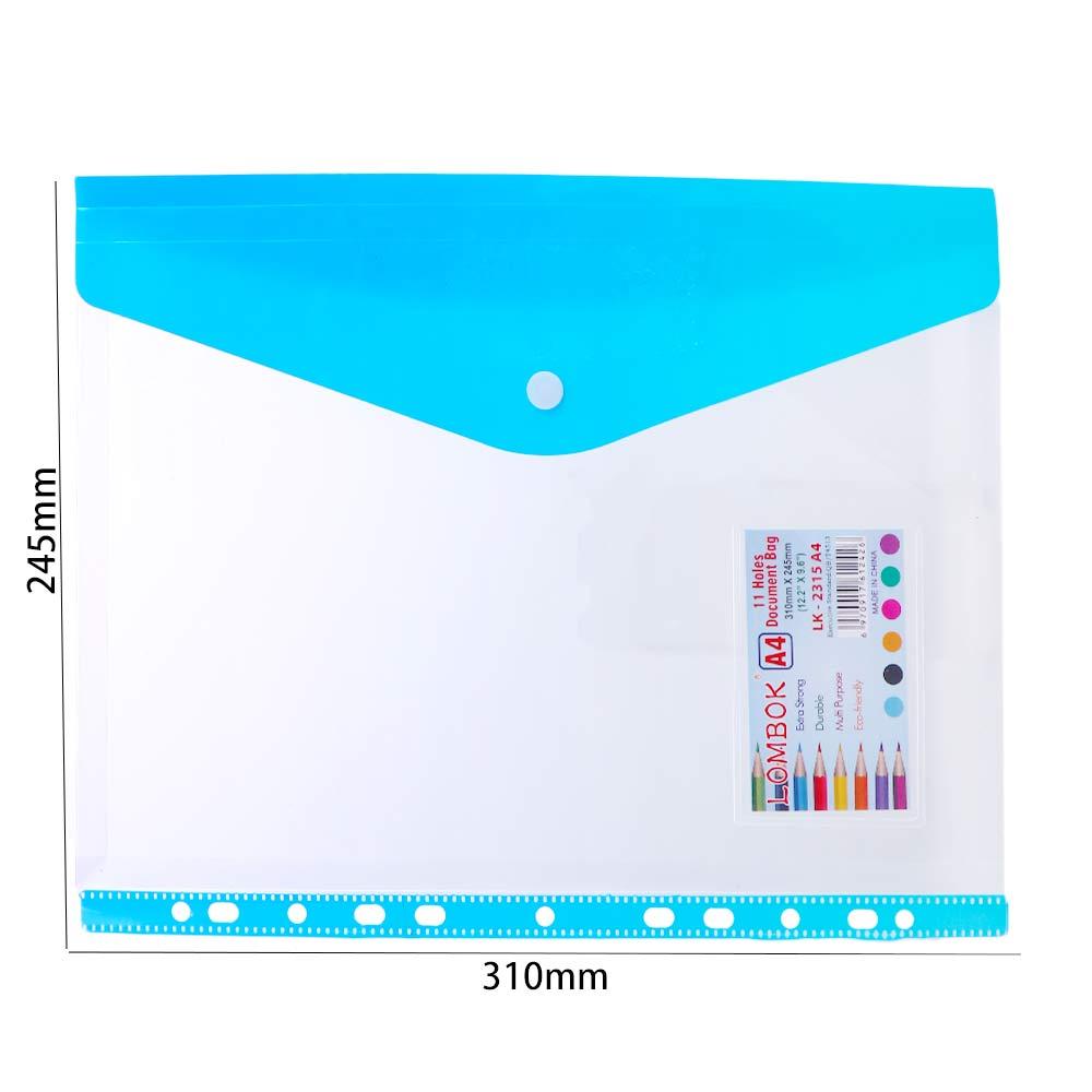 Storage Bag Transparent File Bag Test Paper Holder A4 File Folders Document Organizer Document Bag