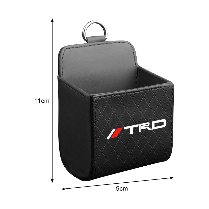 Förvaringsväska för bilinteriör Luftutsläpp Skräppåse Hängande Organizerlåda för Toyota GR TRD Chr Corolla Yaris Rav4 E150 E120 Land Cruiser