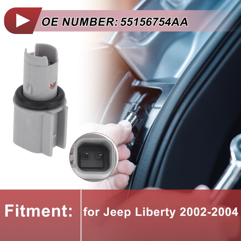 X Autohaux 1 Pcs Side Marker Light Socket for Jeep Liberty 2002-2004 No.55156754AA Lamp Bulb Connector 2 Pin
