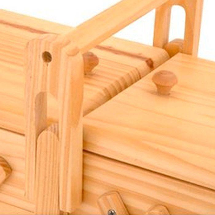 Boîte à couture - 5 compartiments - Bois