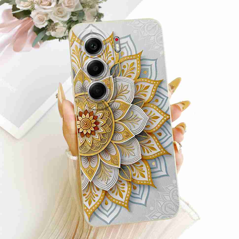 Casing For Tecno Camon 40 Pro 5G CM7 Fashion Flower Soft Silicone Cover For Tecno Camon40 Pro 40Pro Phone Cases Capa