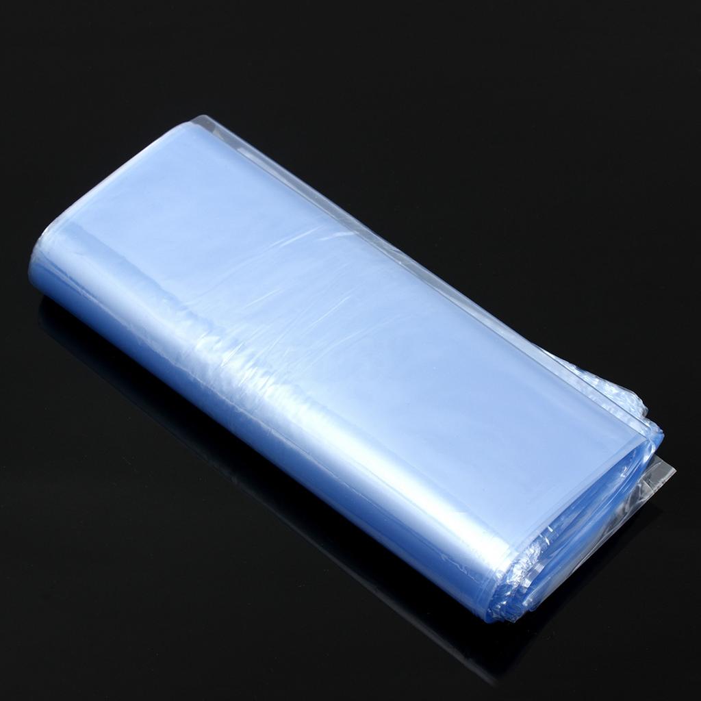 A84X-200Pcs PVC Heat Shrink Wrap Bags Flat Seal Gift Packing 8 Inch X 12 Inch