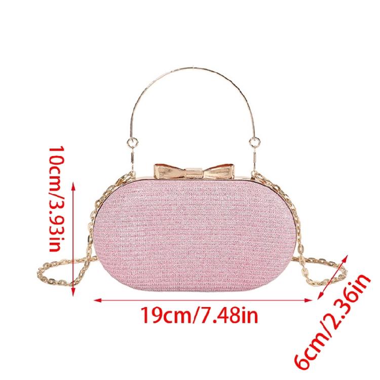 PU Leather Glittering Evening Bag Wedding Crossbody Handbag Purse for Parties