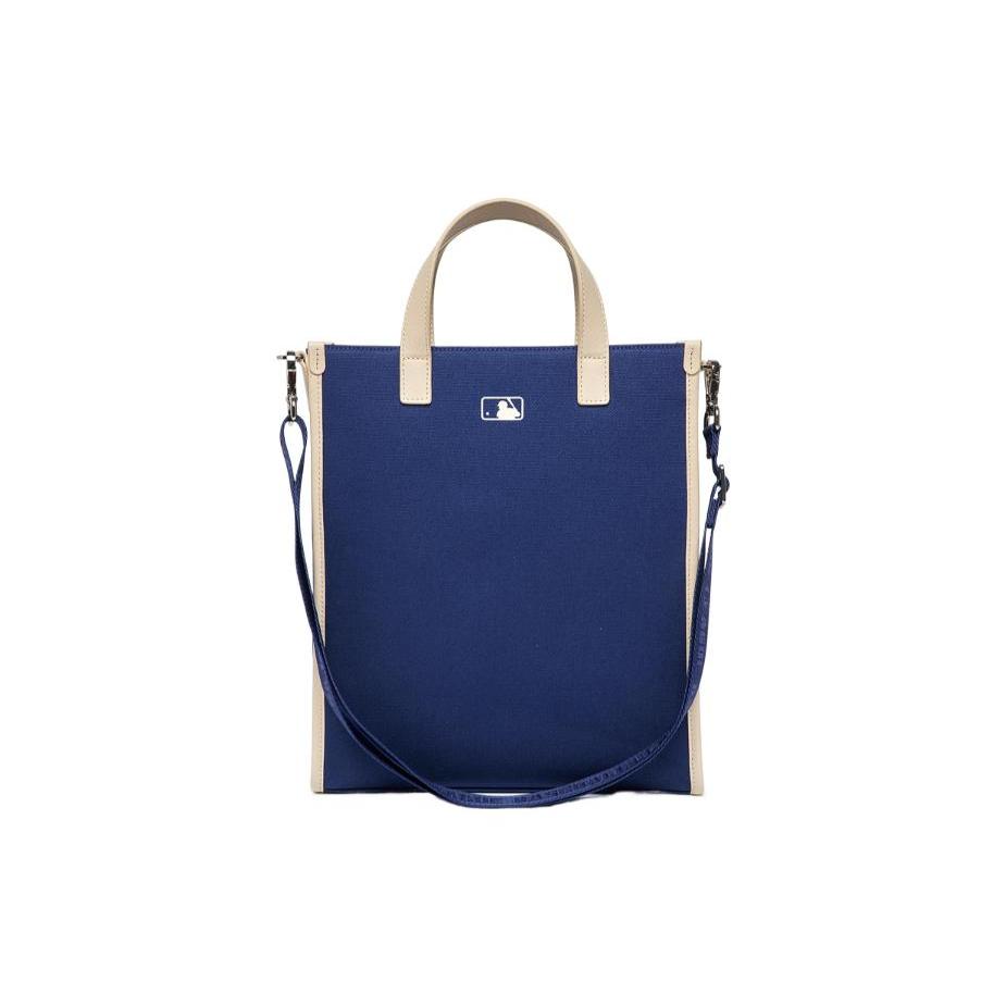 New MLB Nylon Tote Bag, Shopping Bag, Shoulder Bag, Crossbody Bag, Handbag Regular Unisex Blue 7ACRBV13N-50NYD