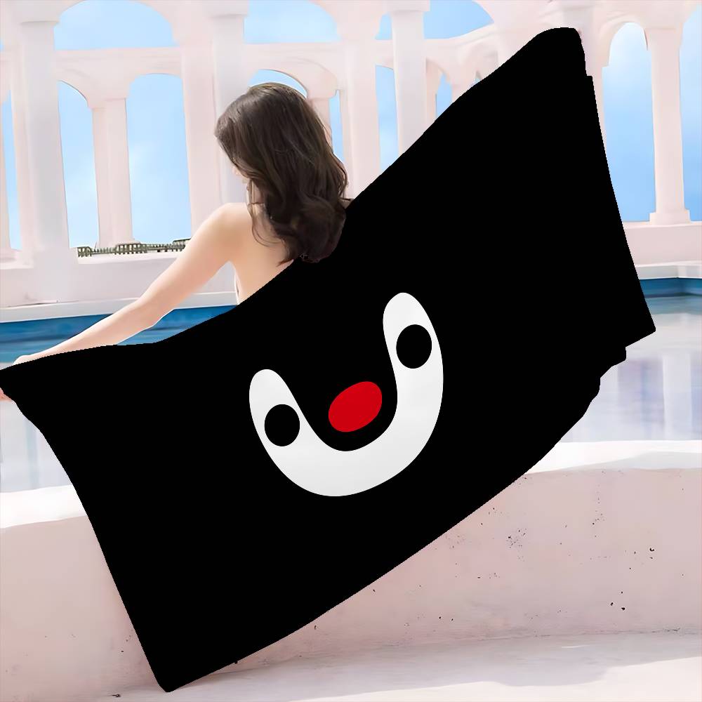 Kreskówka P-Pingu P-Pingwin Film Anime Ręcznik Plażowy do Pływania Miękki Chłonny Myjka Prezenty dla Dzieci na Podróż Kemping Siłownię