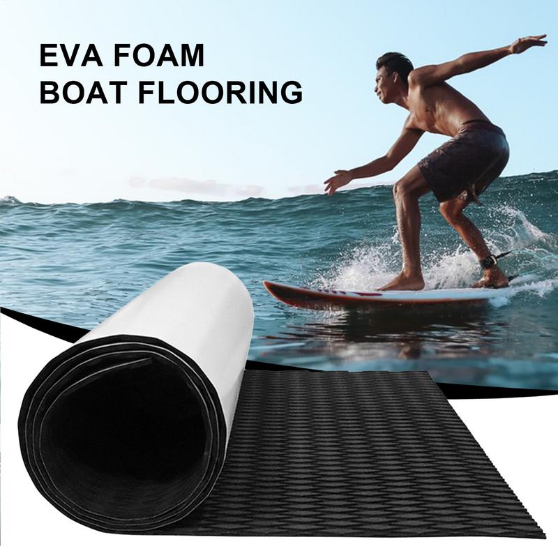 Surfboard Anti-slip Mat EVA Foam Boat Flooring Deck Grip Mat Decking Pad Trimmable Marine Anti-slip Mat For Kayak RV Yacht Pool