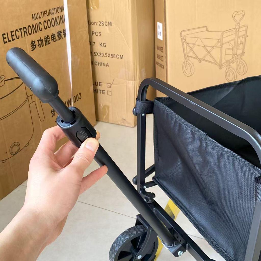 Carrinho de Bebê Dobrável para RV ao Ar Livre: Carrinho Grande para Camping e Piquenique
