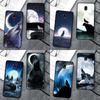 Moon Roaring Wolf Case For Samsung Galaxy J4 J6 Plus 2018 A6 A8 A7 A9 J8 J1 J3 J5 J7 A3 A5 2016 2017 Cover