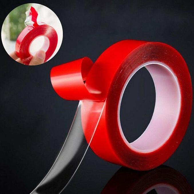 

3m Transparent Silicone Double Sided Tape Sticker for Car High Strength High Strength No Traces Adhesive Sticker Supplies 0.8cm