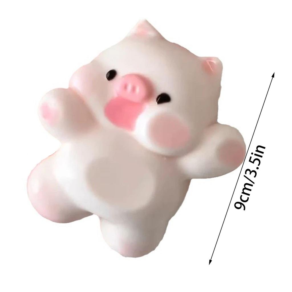 2 Roztomilá prasátko Hračka Vysoká hodnota Prasátko Mačkací Kawaii Zábava Měkký a Poddajný Silikonový Pocit Potravinářský Mačkací Decompresní Hračka