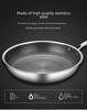 Stainless Steel Non-Stick Honeycomb Frying Pan for Omelettes and Steaks
