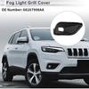 Front Rechts Nebelscheinwerfergitter für Jeep Cherokee 2019-2022 Front Unterer Stoßfänger Nebelscheinwerfer Abdeckung Einsätze Nr. 68287998AA ABS 1 Stück