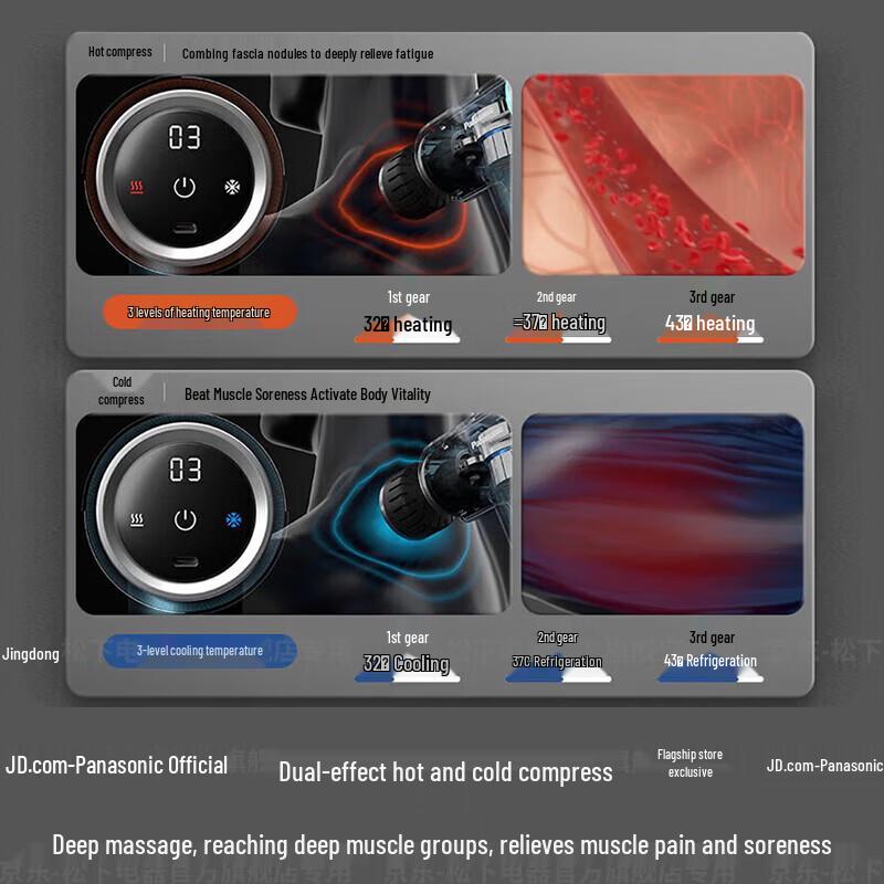 Panasonic Professional Portable Fascia Gun Massager