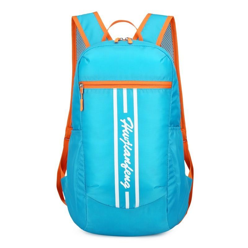 Print Alphabet Pattern Backpack Folding Mountaineering Splash Schoolbag Proof