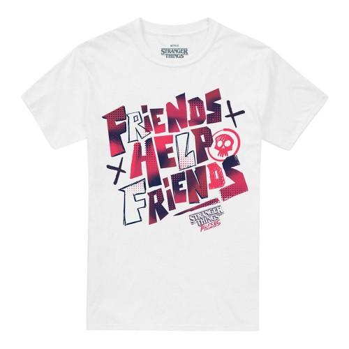Stranger Things: Tales from ´85 Unisex Adult Friends Help T-Shirt