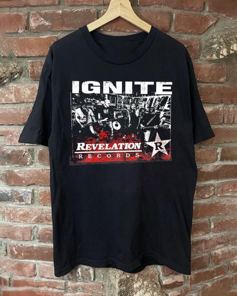 

Ignite Band Revelation Album Rock Music Shirt Unisex Cotton Tee UU921 L