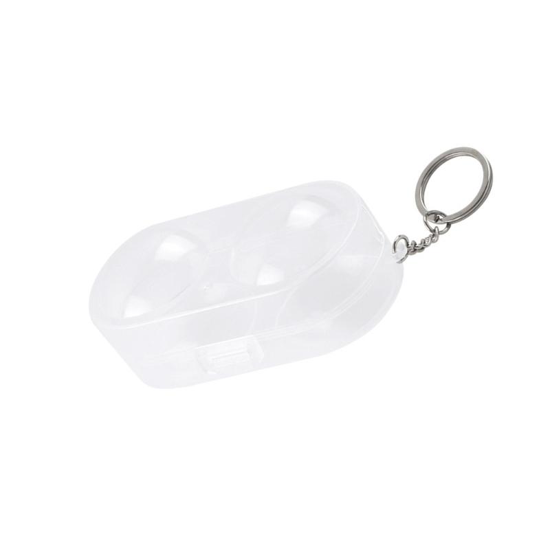 Tischtennisball Schutzhülle Hartplastik Bruchsicher Transparent Abdeckung Kompakt Tragbar Haken