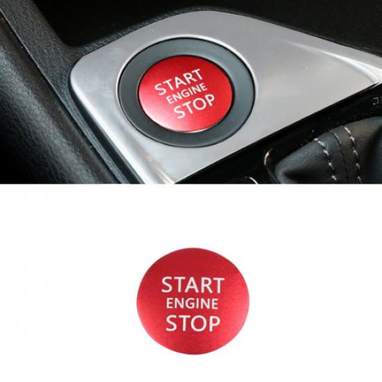For Nissan Versa -2025 Engine Push Switch Button Ring Trim Red