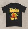 Camiseta Unissex da Banda The Kinks Para Homens Mulheres Camiseta de Algodão Camiseta Unissex