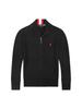 Men's Slim Fit Stand Collar Cardigan Sweater with Small Horse Logo - Spring & Autumn Long Sleeve Knitwear