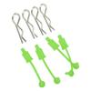 RC Car Body Shell Clip Retainers for Losi Lasernut U4 110 Remote Control Car Upgrade PartGreen