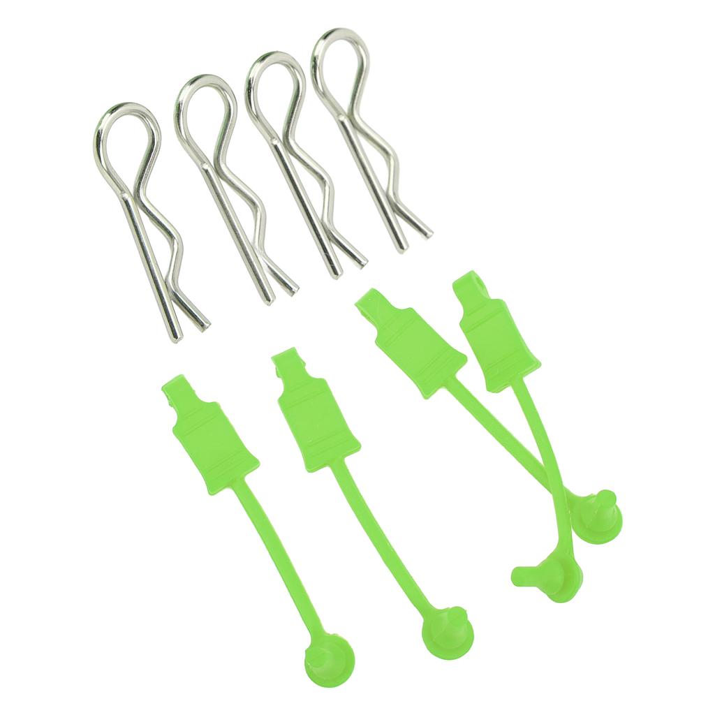 RC Car Body Shell Clip Retainers for Losi Lasernut U4 110 Remote Control Car Upgrade PartGreen