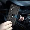 For Samsung Galaxy A34 5G Ring Holder Kickstand Case TPU+PC Protective Phone Cover