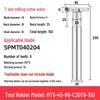 CNC T-Slot Milling Cutter with HTS Three-Sided Blade, Shank Thickness: 6, 8, 10, 12 Mm