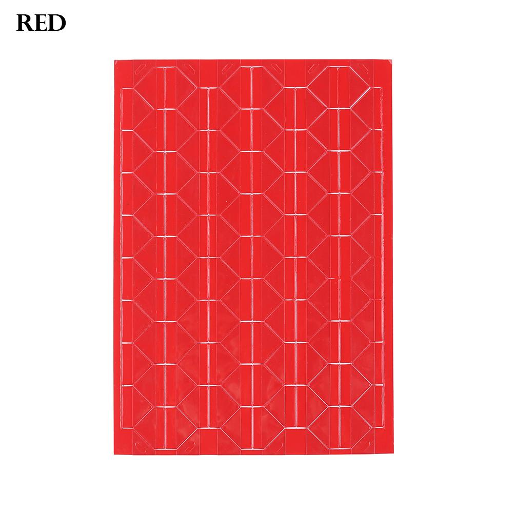

10 Sheets New PVC Photo Ablum Corner Stickers DIY Colorful Photo Corner Scrapbook Paper Photo Frame Picture Decoration Stickers червоний