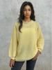 Women's Plus Size Chunky Knit Roll Neck Sweater - Solid Color Loose Pullover for Autumn/Winter