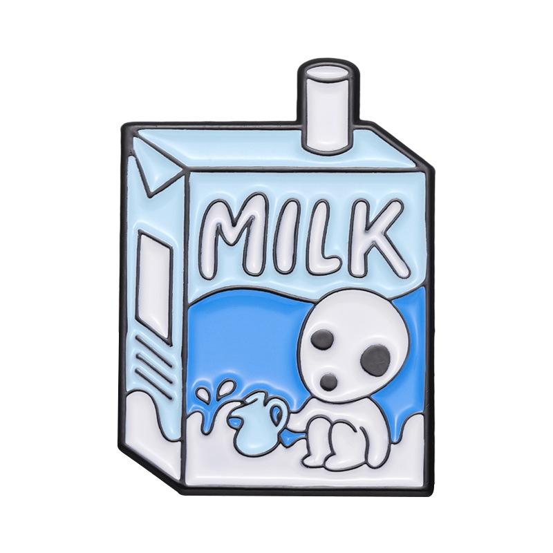 Charming Milk And Chili Sauce Brooch Ideal For Fashionforward Individuals
