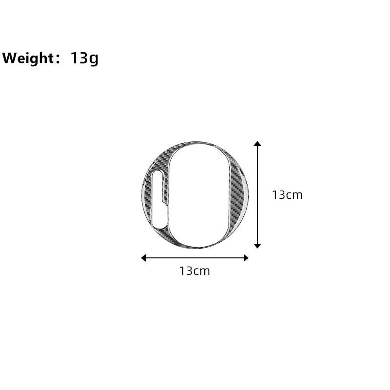 Real Carbon Fiber Car Gear Panel Cover Trim For Volkswagen VW Beetle 2012- Car Shift Panel Sticker Auto Inner