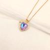 Love Necklace Women'S Design Sense Light Luxury Inlaid Zircon Accessories