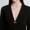 2Pcs Bowknot Lapel Pins Cute Bow Brooch Pins Women Fashion Collar Pin Stylish Accessory for Scarves Shawls Sweaters Dresses Hats