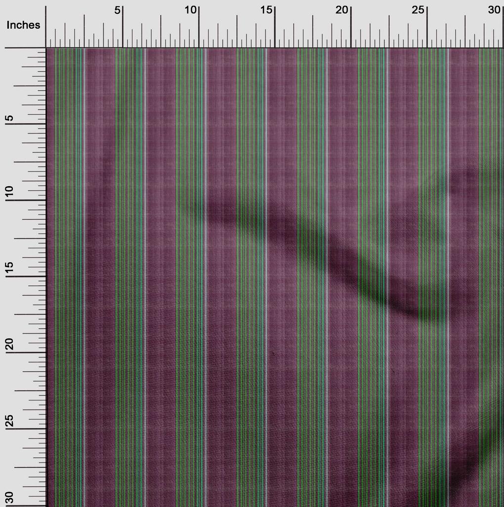 oneOone Georgette Viscose Dark Magenta Fabric Block Quilting Supplies Print Sewing Fabric By The Yard 42 Inch