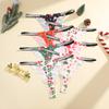 FINETOO 4Pcs Snowflake Santa Claus G-String Sexy Breathable Women's Underwear Low Waist Thong Merry Christmas Panties Diamonds