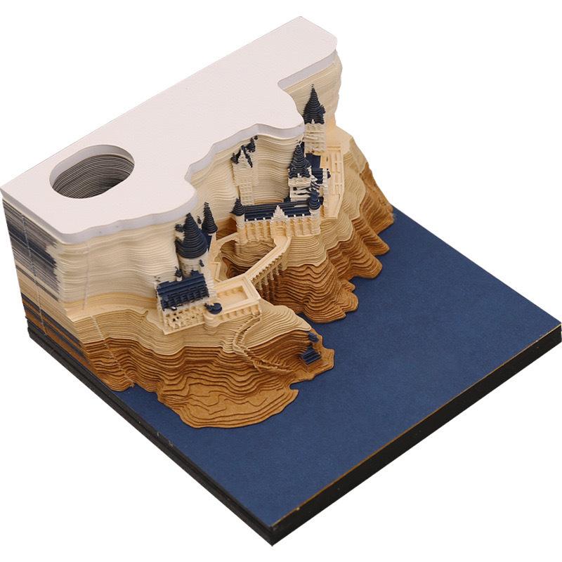 

3D Pop-up 2027 Calendar Sticky Notes: Creative Business Souvenir and Paper Carving Ornament