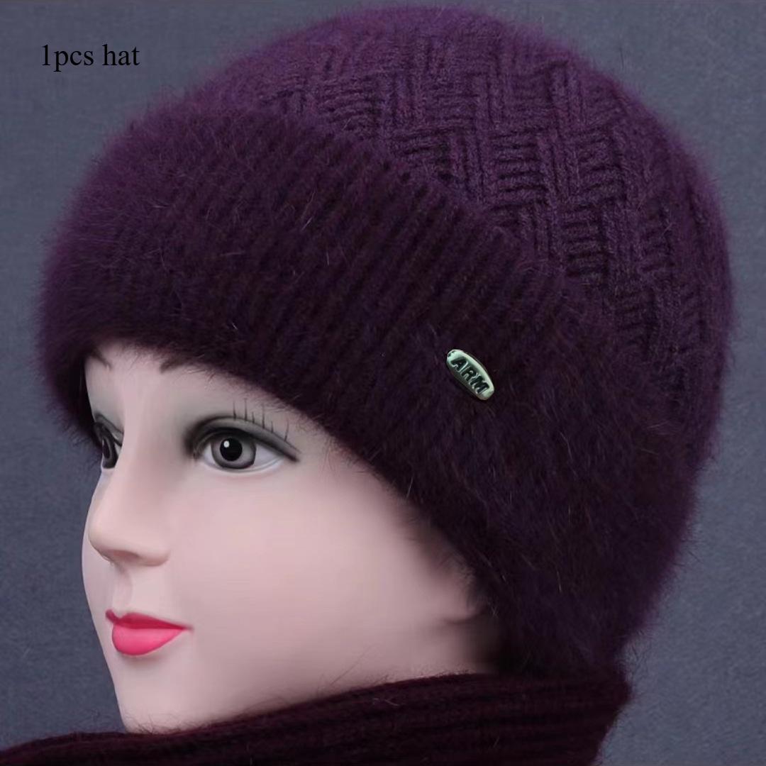 

Люди середнього віку Зимові вовняні шапки Жіночі товсті вовняні шапки Мамині шапки Теплі бабусині шапки Бабусина в язана шапка One Size