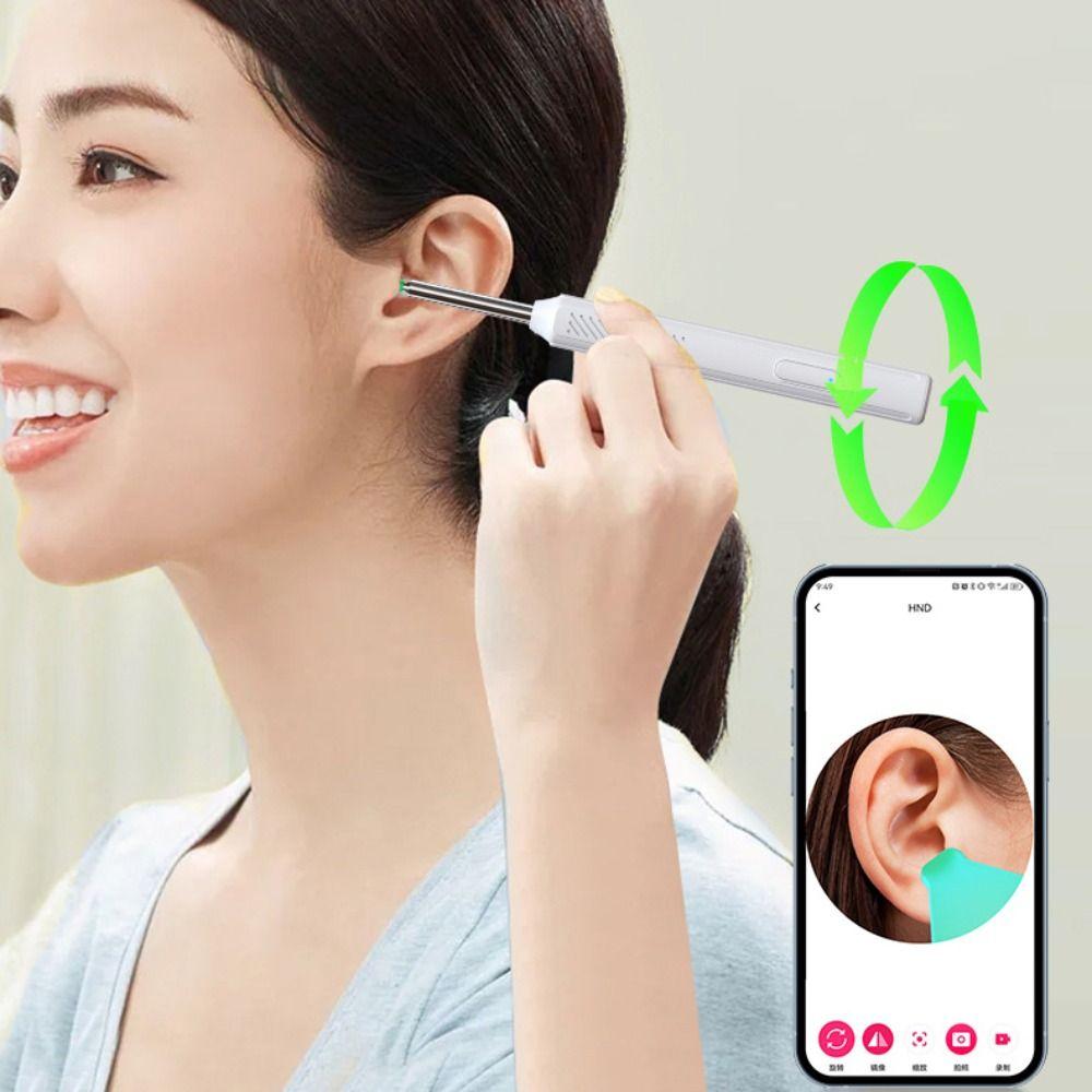 Wireless Ear Pick Camera Endoscope Ear Wax Removal Tool Household Smart Visual Ear Cleaner  Adult