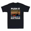 Machine Push Lawn Unisexs Real Landscapers Funny Mowing Tshirt Good It It Push