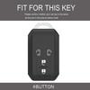 4 Buttons Auto Shell Fob Holder For Suzuki Swift Ignis Ertiga Wagon R Monopoly Car Remote Key Cover Case Keychain Accessories