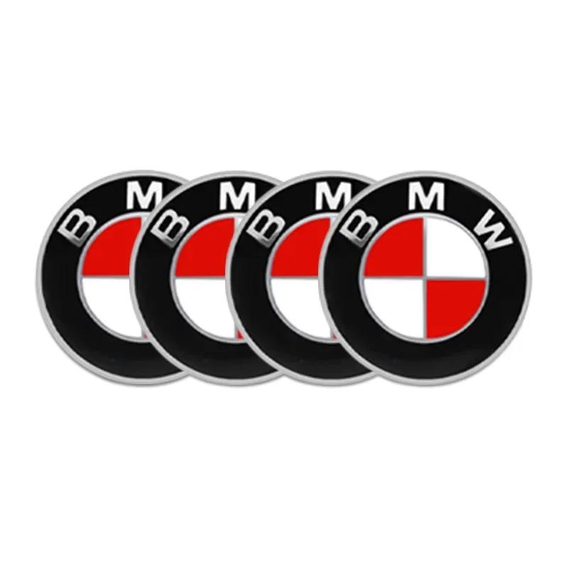 1/4pcs Lot 56mm Wheel Hub Cap Emblem Sticker Car Decoration For BMW Performance F25 F26 F15 F16 E90 E91 E92 E60 E84 G22 X3 X5 X6