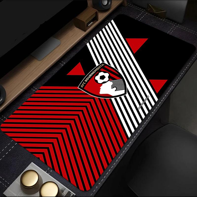 Tappetino per mouse AFC Bournemouth, base in gomma, tappetino da scrivania per esports, tappetino per mouse per giocatori e uso in ufficio, scrivania da gaming, tappetino facile da pulire