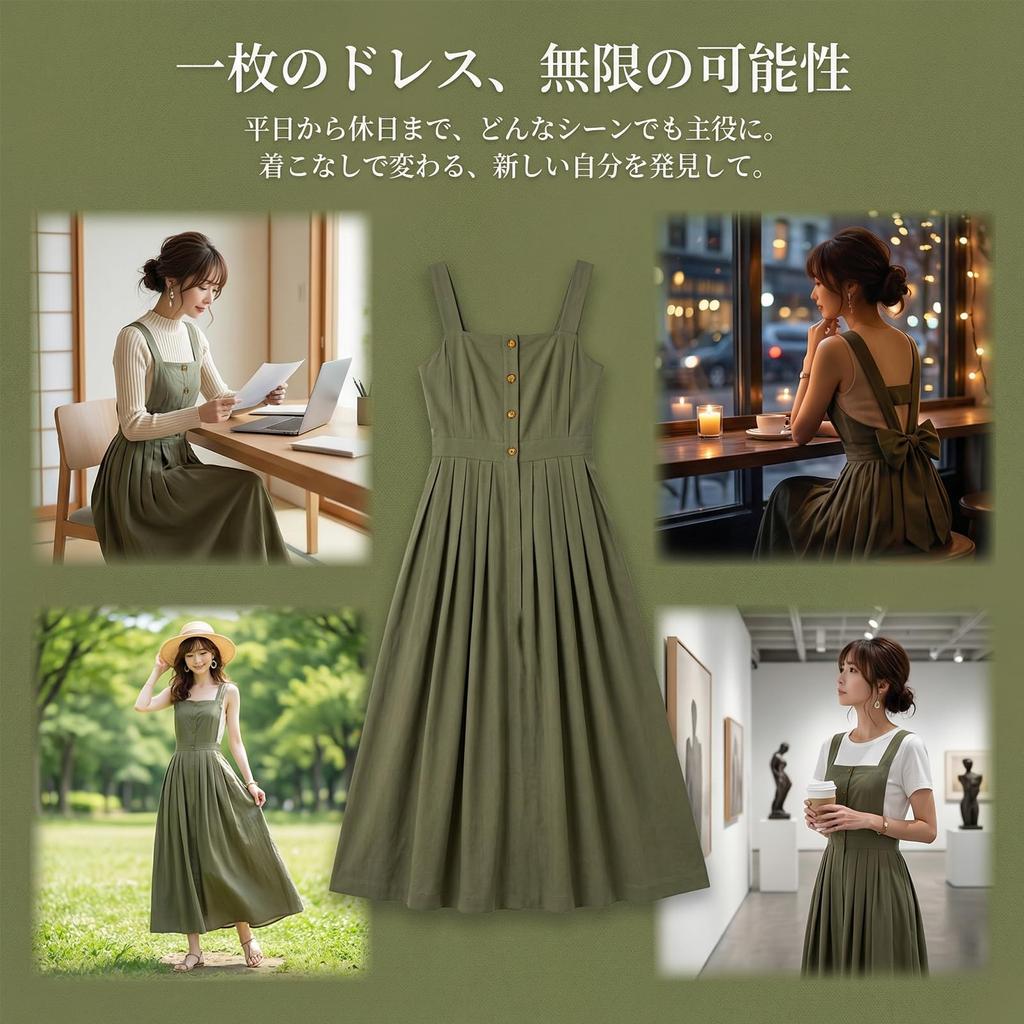 Camisole Long Pleated Dress with Plus Solid Resort Everyday Autumn [MzcoYmm] Women's Dress, A-line Ribbon, Sizes, Color, Formal, Wear, Elegant,