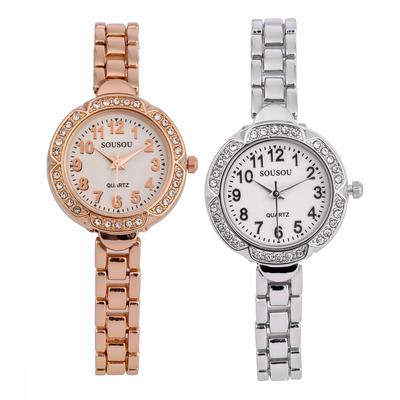 Orologi da Donna Oro Rosa Quarzo Orologi da Polso Quadrante Orologio Regali